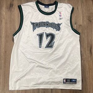 Rare Vintage Reebok John Thomas Minnesota Timberwolves Jersey